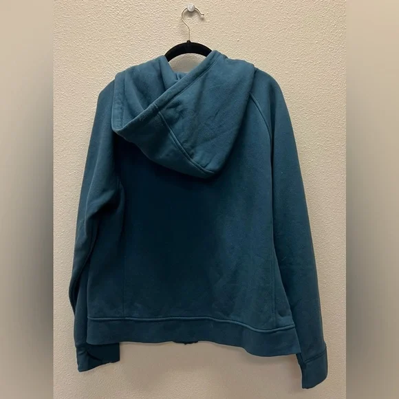 ALL IN MOTION  NEW NO TAGS   Teal Full-Zip Hoodie - Picture 6 of 7